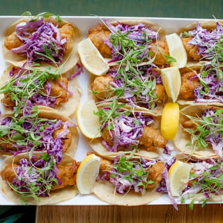CATERING Baja fish tacos